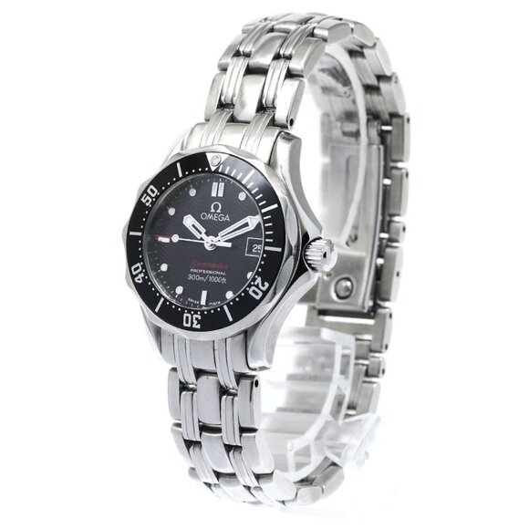 OMEGA Seamaster300 212.30.28.61.01.001 black Dial Quartz Ladies Watch - Picture 1 of 12